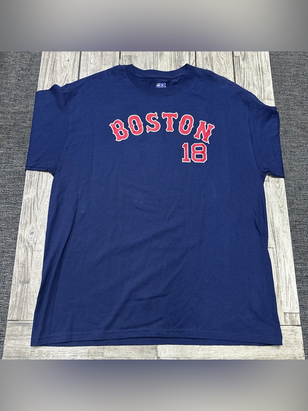 Vintage Y2K 2007 CSA Boston Red Sox tee XL Matsuzaka #18 MLB Retro